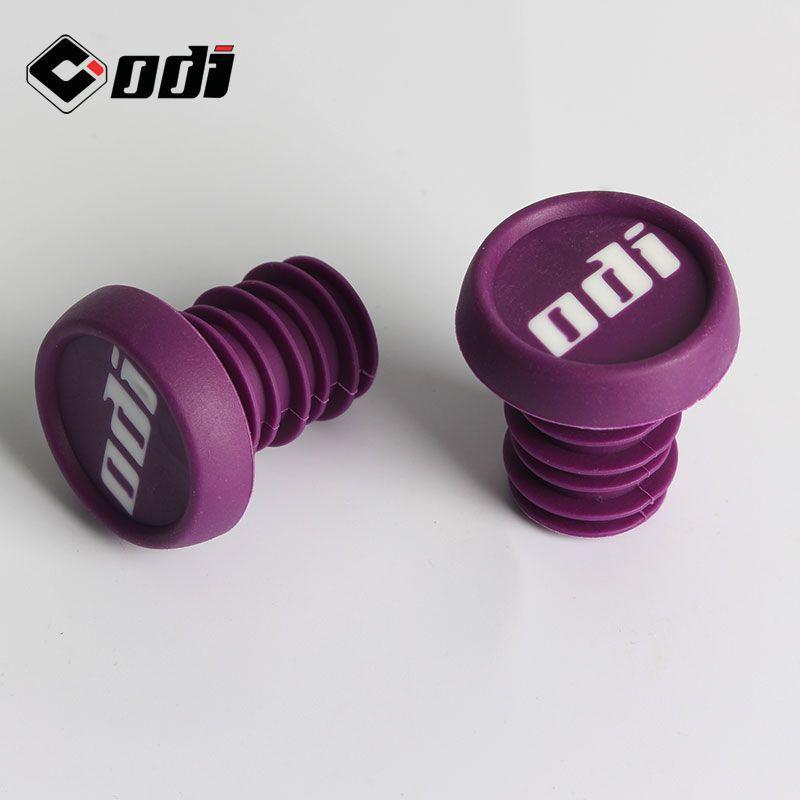 ODI Bicycle Handlebar Plugs MTB BMX DH FR Folding Bike Scooter Balance - Rubber End Caps In 7 Colors