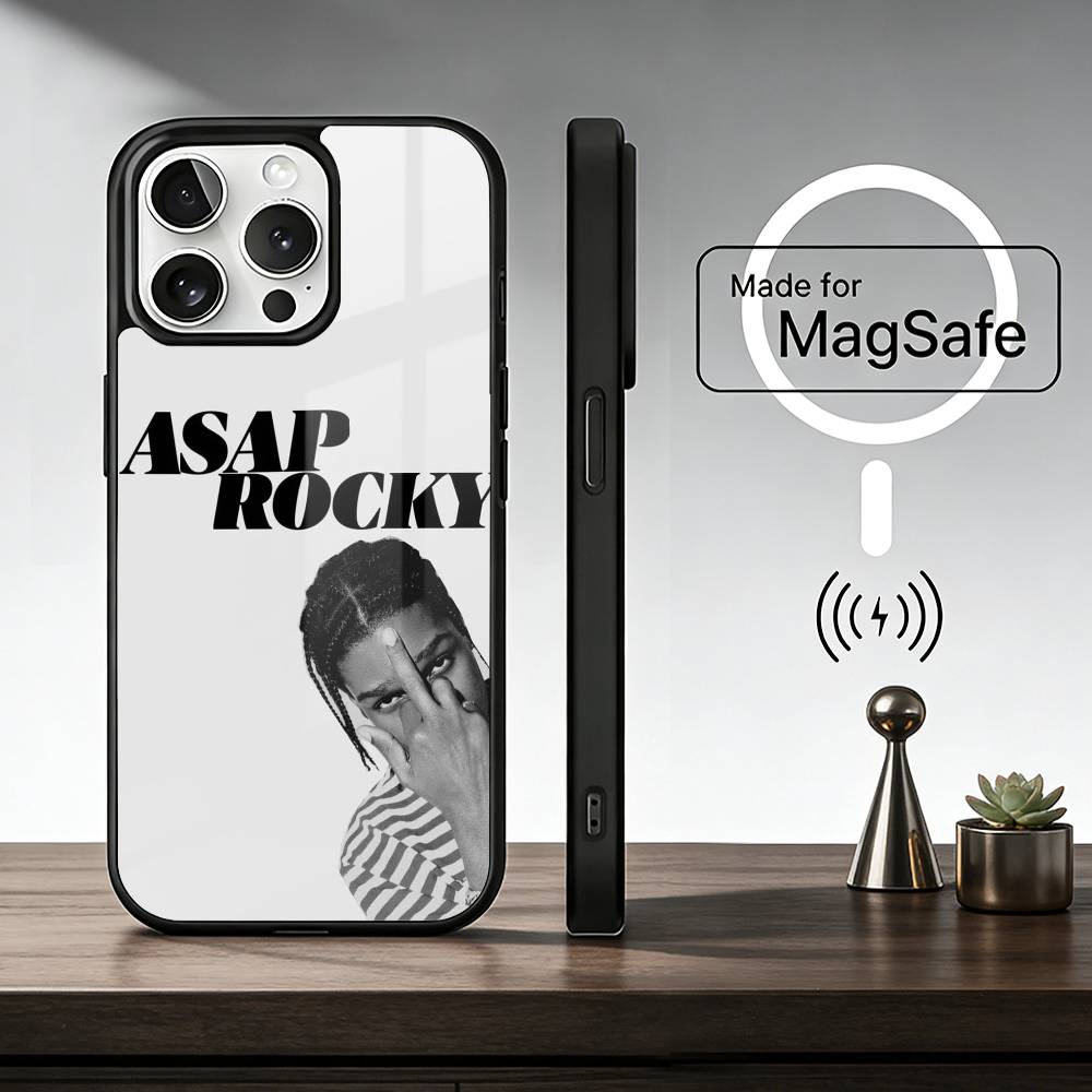 American Rapper ASAP Phone Case For iPhone17,16,15,14,13,12,11 Plus,Pro Max For Magsafe Wireless Charging