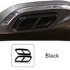 For Mercedes Benz C Class W206   Car Rear Tail Throat Muffler Decoration Frame Exhaust Pipe Sticker Exterior Accessories