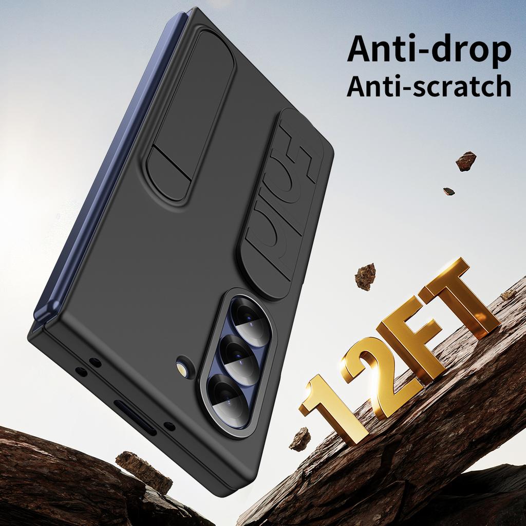 Оригинальный силиконовый браслет Z Fold6 защитный чехол для Samsung Galaxy Z Fold 6 5 4 с защитной пленкой-подставкой