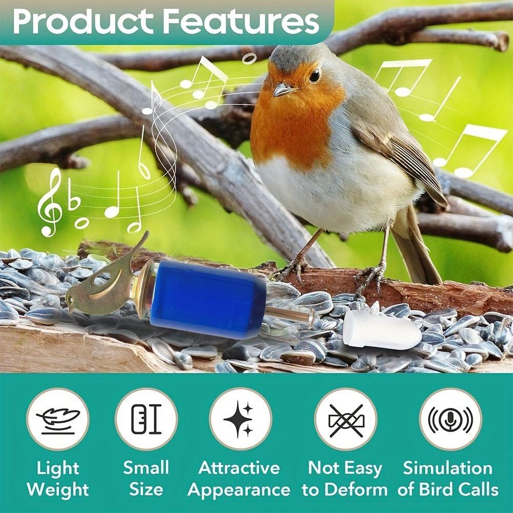 Hand Twisted Bird Call Trainer Realistic Bird Caller Creative Sound Maker Outdoor Play