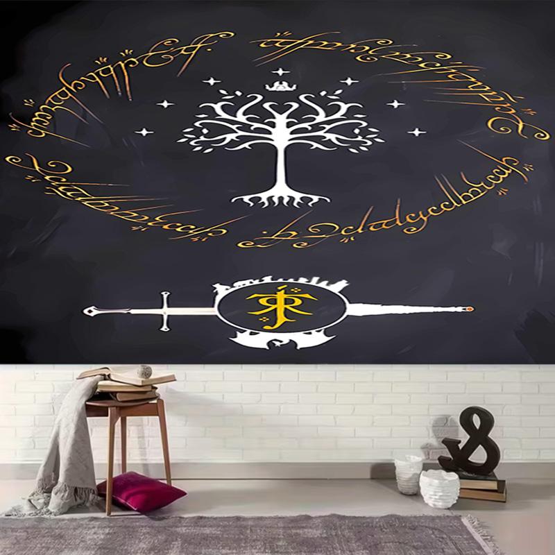 1pc The Lord of the Rings3 Tapestry, Living Room, Bedroom, Office, Party Decor, Ideal Festive Gift