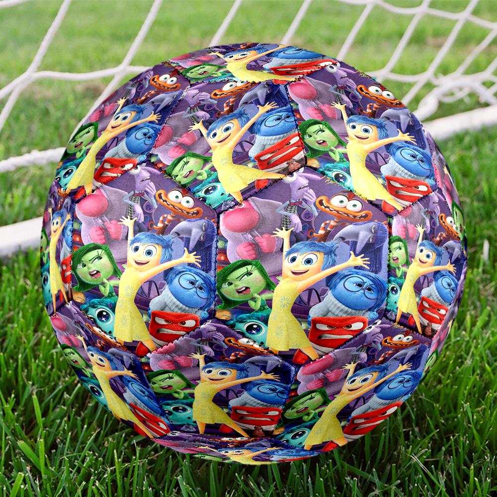1PC Cartoon Inside mood Size 5 Soccer Balls, High-Quality, Anti-Slip, Protective Football, a Unique Gift Suitable for Birthdays, Christmas