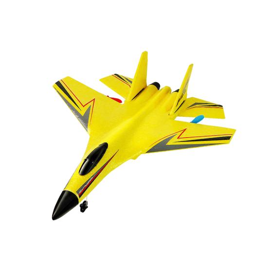 Remote Control Foam Airplane Toy Fixed Wing Beginner Plane with LED Light