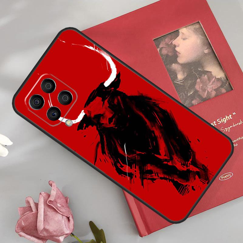 Bullfight Bull Fighter Case For Samsung Galaxy M14 M34 M54 M20 M15 M55 M31s M51 M11 M13 M33 M53 M32 M12 M52 Cover