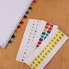 Colorful Alphabet Page Markers Small Strips Sticky Index Tabs  Notebooks