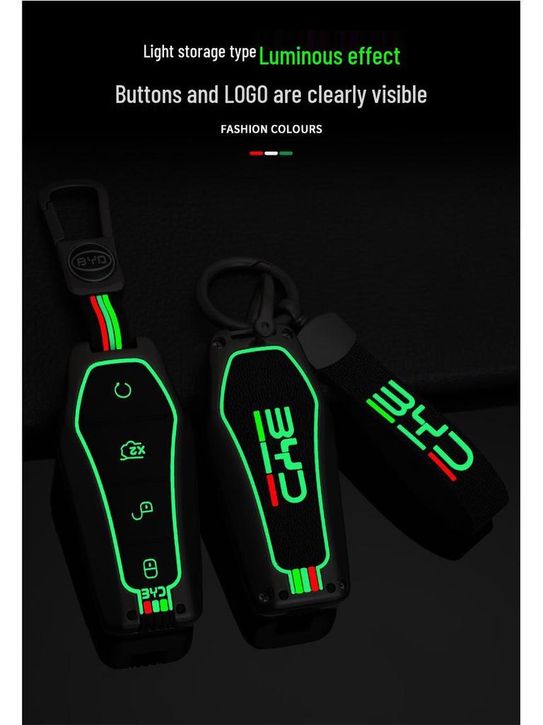 Чехол для ключа BYD Han для моделей Seagull 23, Destroyer 05, Song Pro, Tang Plus, Qin DMi, Champion Edition EV