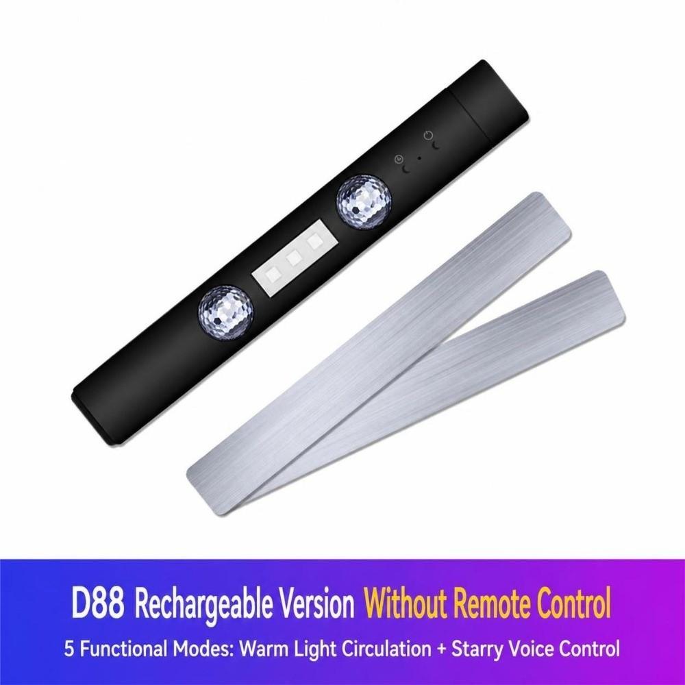Rechargeable Car Atmosphere Lamp USB Charging RGB Led Car Interior Light Birthday Party