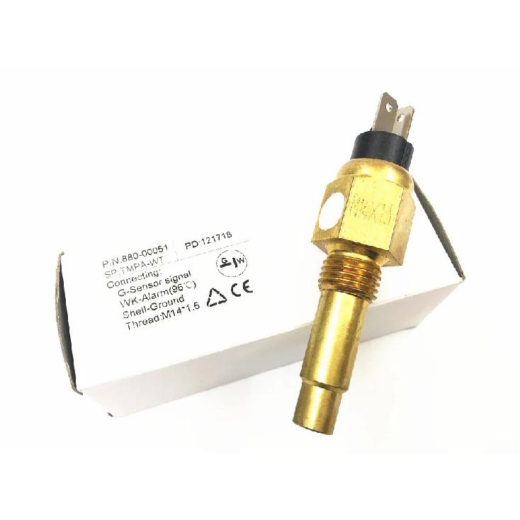 Auto Truck Boat 52mm 40-120℃ Water Temp Gauges 287.4-22.4ohm Input Signal Water Temperature Meters with 7 Kinds Backlight Color