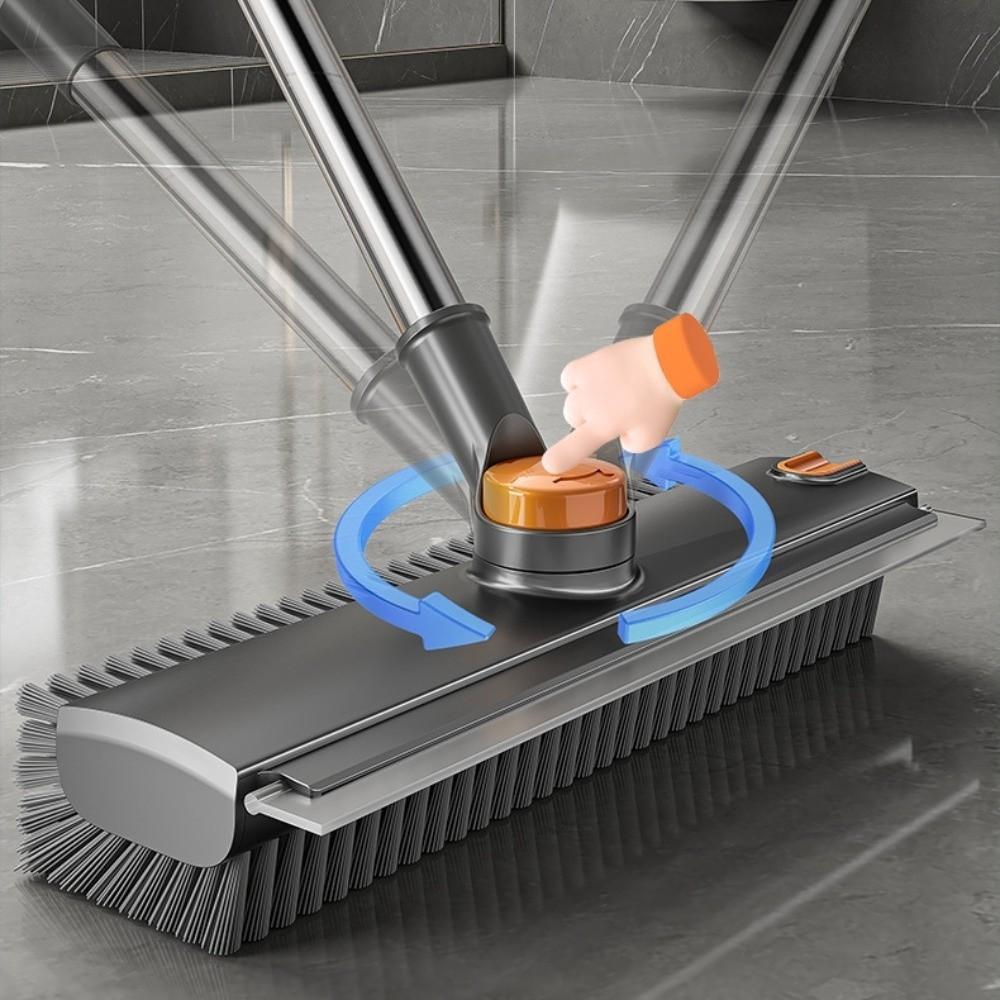 Silicone Scraper Strip Floor Cleaning Brush Stainless Steel Seam Brush  Bathroom Cleaning