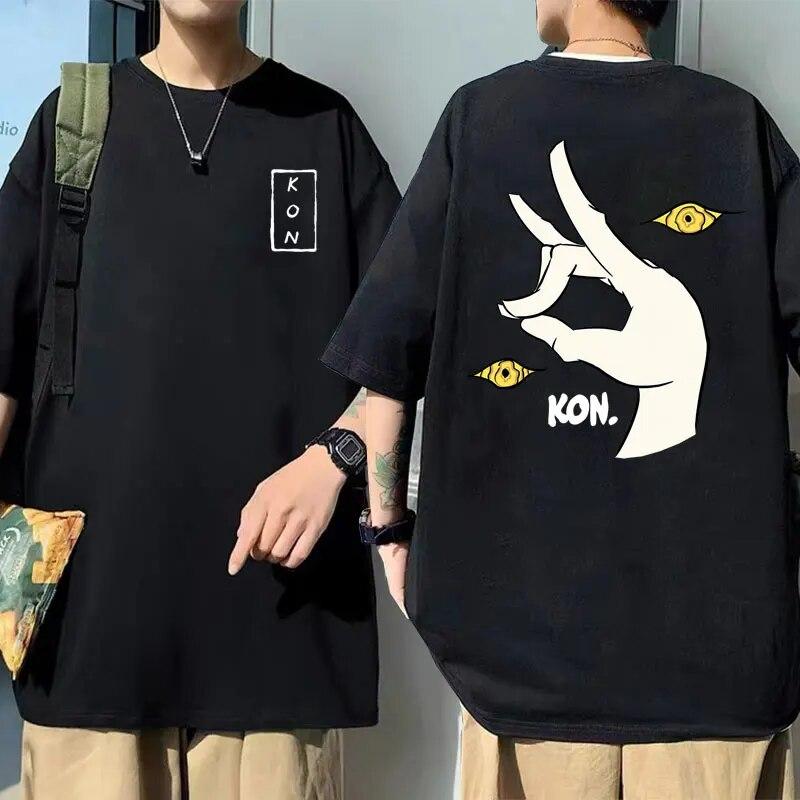 Японское аниме «Бензопила» унисекс Хаякава Аки Fox Devil Kon Футболка с принтом Унисекс Мягкие хлопковые футболки Унисекс Женская футболка Unisexga Уличная одежда