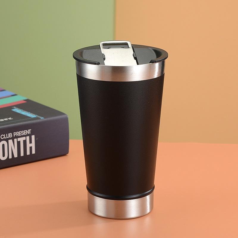 Beer Cup 304 Stainless Steel Vacuum Flask Car Cup Cone Bottle Opener Cup