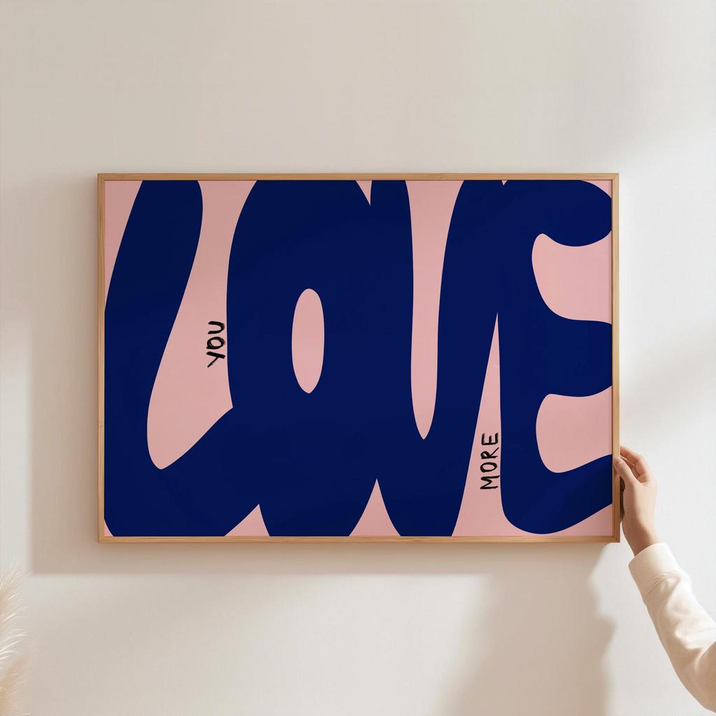 Minimalist Inspirational Wall Art Poster Colourful Love Inspirational Quotes Lyrics Heart Wall Art Stylish Home Dorm Room Decor