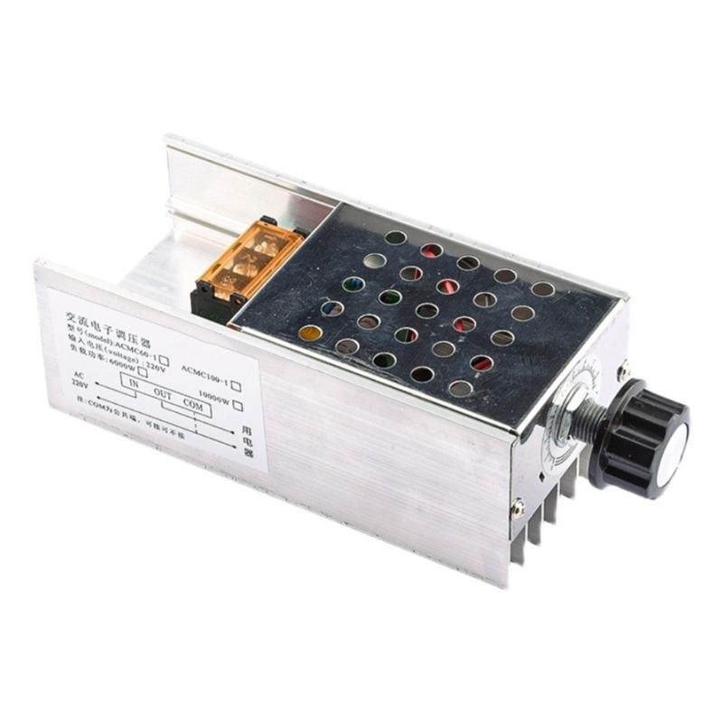 Высокомощный SCR Тиристорный Электронный Регулятор Напряжения 6000 Вт Регулируемое Напряжение Диммирование Функция Регулировки Скорости