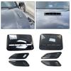 2 Sets of Car Air Intake Hood Vents, Engine Hood Decoration Cover, Head Cover Decoration, ABS Fake Air Vents
