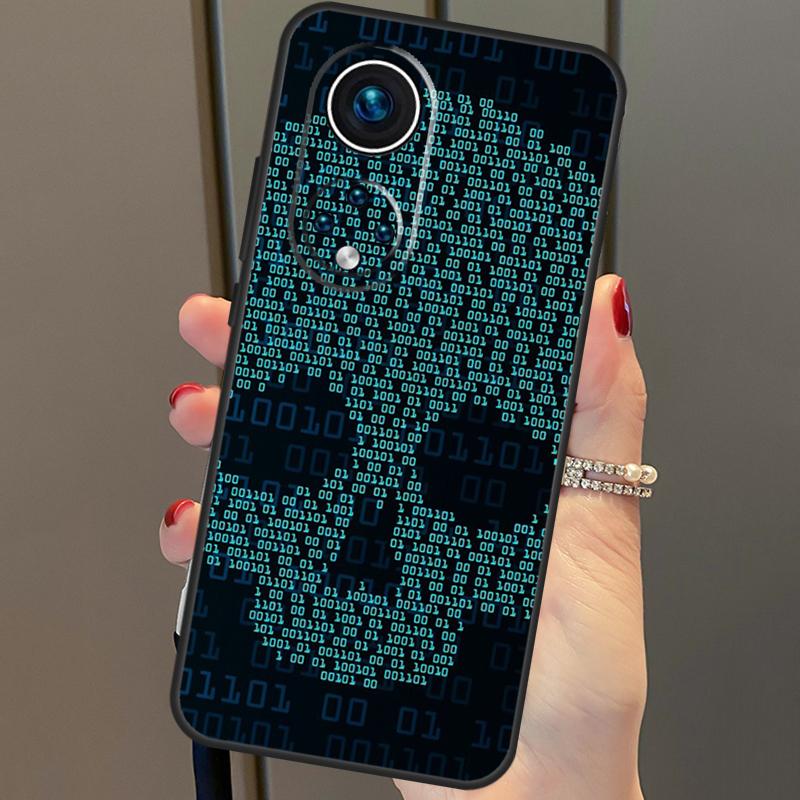 Чехол Hacker Binary Matrix Rain для Huawei P30 Pro P20 P40 Nova 5T 9 P Smart Z 2021, чехол для Honor 8X 9X 10i 50 Lite