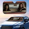 T-Twilight Movie Sun Visor Reusable Aluminum Foil Car Sunshade UV Protection Heat Insulation Windshield Cover