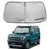 SAWAKAKI Suzuki Hustler MR52S MR92S Specially Designed Sunshade for Windshield with Sun Heat UV Heat Compact Storage Logo, Protection, Insulation,