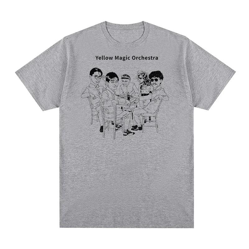Yellow Magic Orchestra YMO TShirt Haruomi Hosono Ryuichi Sakamoto Kraftwerk Inspired 100 Cotton Unisex New Style Tee