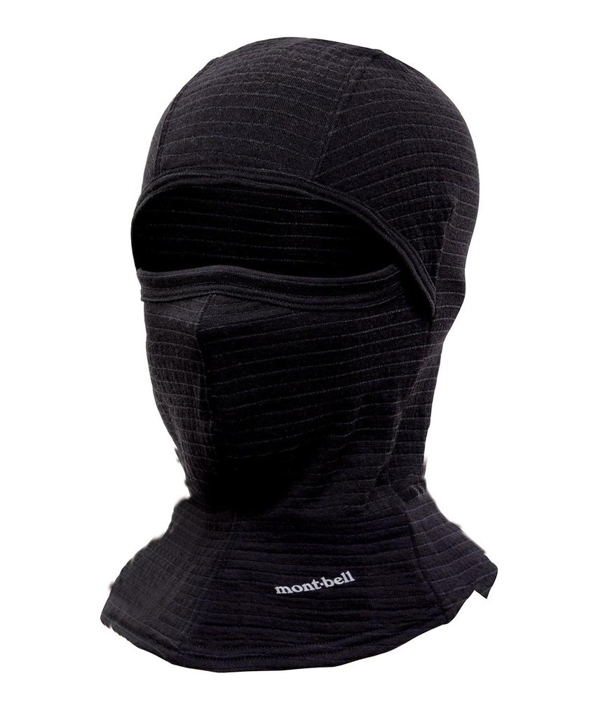 Montbell Trekking Accessories Super Merino Wool Balaclava 1118170 Black S/M