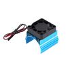 RC Ht Sink, Fin Cooling Set With Fan for 1/10 RC Car 4074/4274/1515 Motor, Good Ht Dissipation,   Metal + ABS Material, sy Install, for Electri
