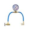 R134A Car Air Conditioning Refrigerant Charging Hose with Pressure Gauge Quick Coupler Car Air Conditioning Tools