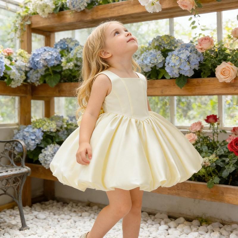 Girls Princess Tulle Dress Birthday Party Evening Performance Toddler Girl Fancy Gown
