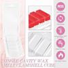 5-Cavity Wax Melting Mold - Clear PET Clamshell Containers for DIY Candle Making