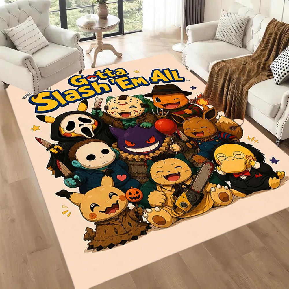 Digital Circus Carpet Design for Study room Living Rooms Hallway Bedrooms Anti-slip Rug Decorate Offices Birthday/Christmas Gift