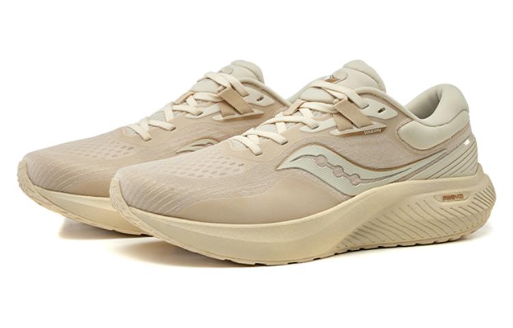 Men's Sneakers Saucony Surge Cushioning Slip Resistant Abrasion Resistant Low top Running Shoes Unisex Beige