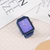 New Silicone Simple Quartz Wristwatches Female Clock Women Watch Qualities Black Couple Square Women Watches Quartz Watch White Bracelet