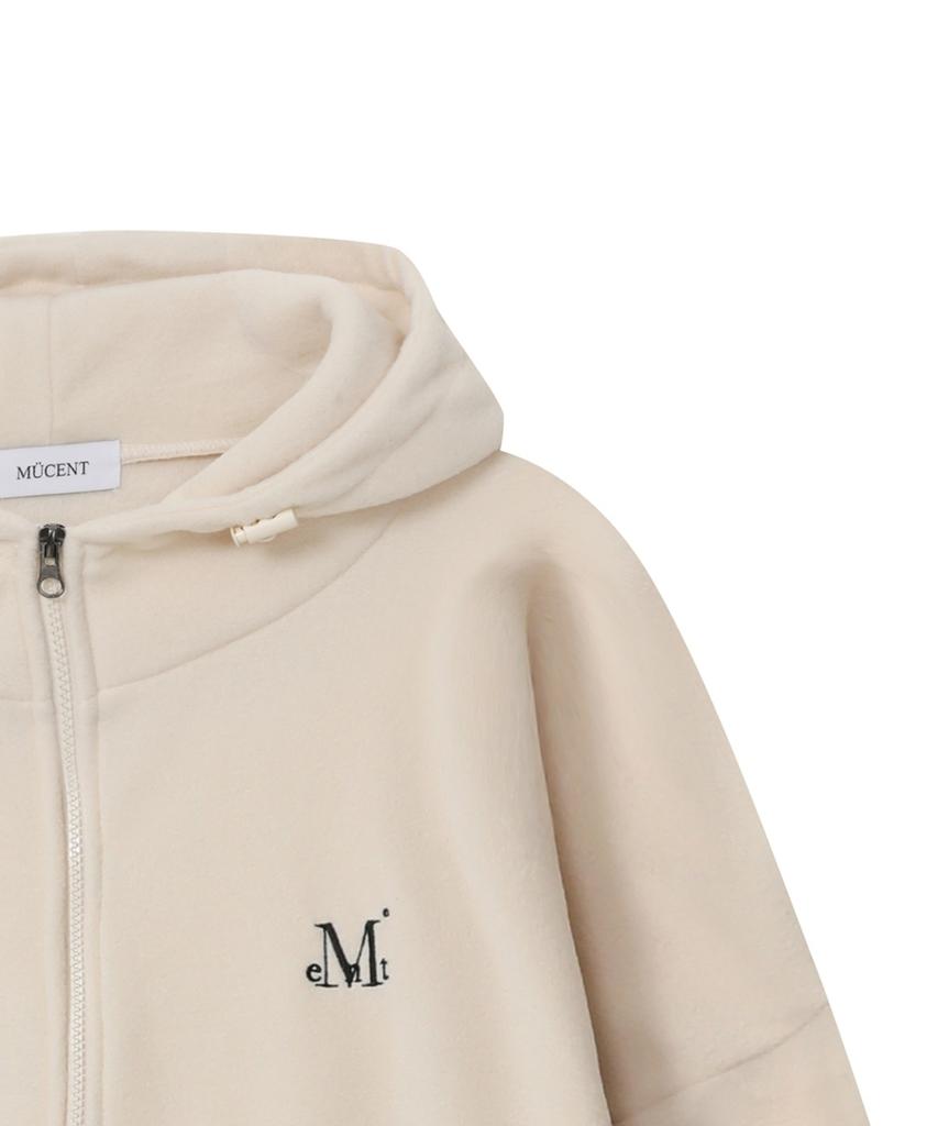 Mucent Snowing Fleece Two-Way Zip-Up Hoodie Unisex (3 Colors)