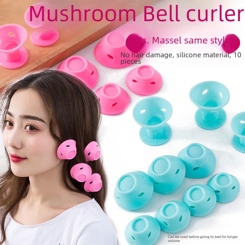 Грибная бигуди силиконовые щипцы для завивки волос для восьмибуквенной челки