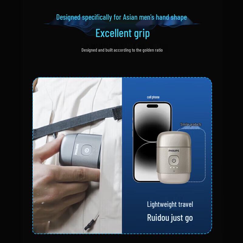 Philips S893/05 Портативная влаго-сухая электрическая бритва Штепсель CN (адаптер в комплекте)