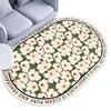 Овальный кристальный бархатный ковер для гостиной, спальни и журнального столика