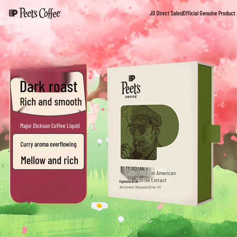 Peet's Coffee Major Dickason's Dark Chocolate Liquid Americano