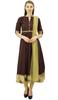 Atasi Женский длинный коричневый хлопковый анаркали сальвар костюм повседневный этнический