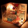 Creative DIY Wooden Model House Kit - Handcrafted Miniature Cottage, Perfect Christmas & Black Friday Gift Idea