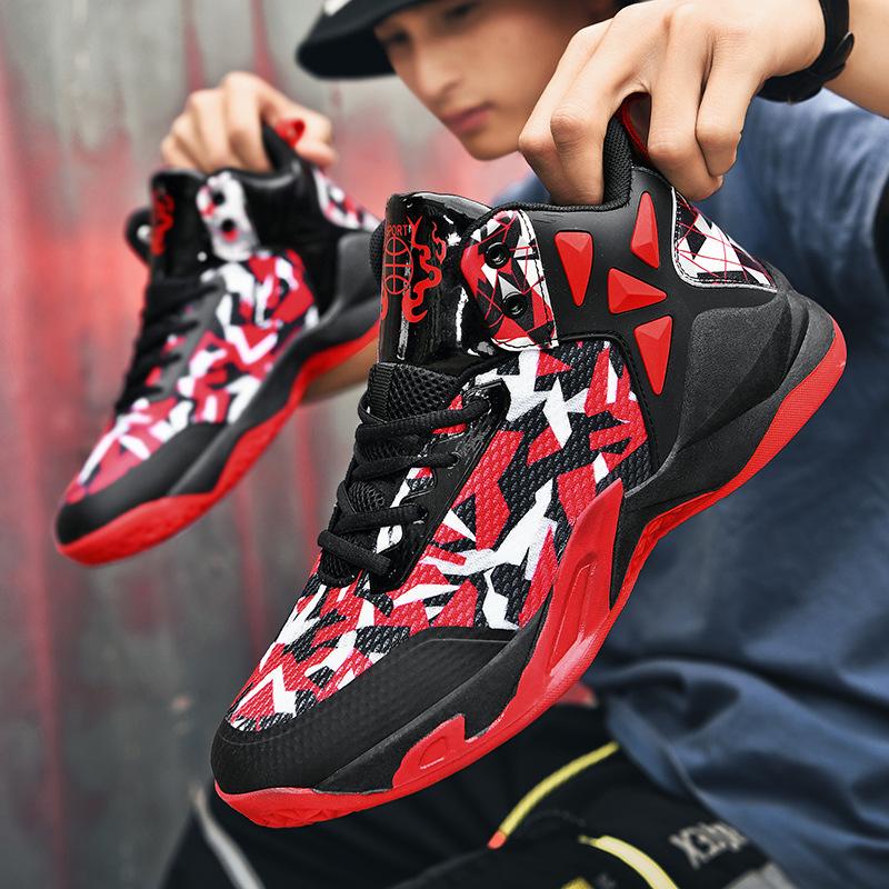 Мужская обувь Детская обувь Баскетбольная обувь Повседневная дышащая обувь Кроссовки для мальчиков и девочек