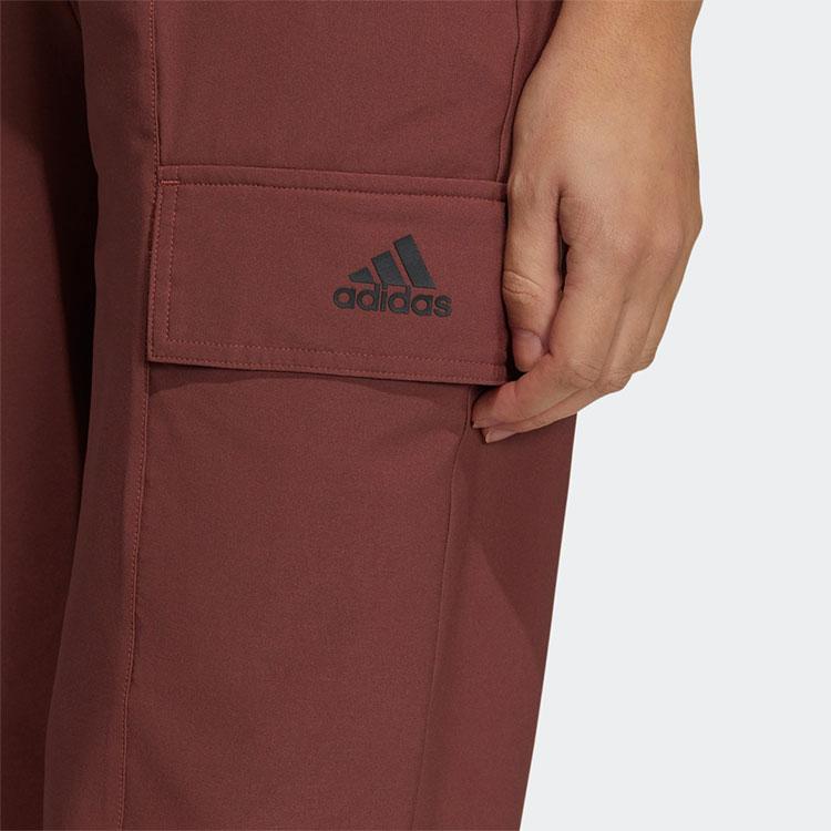 adidas Повседневные длинные брюки с карманами, женские низы, красно-коричневые GP0665