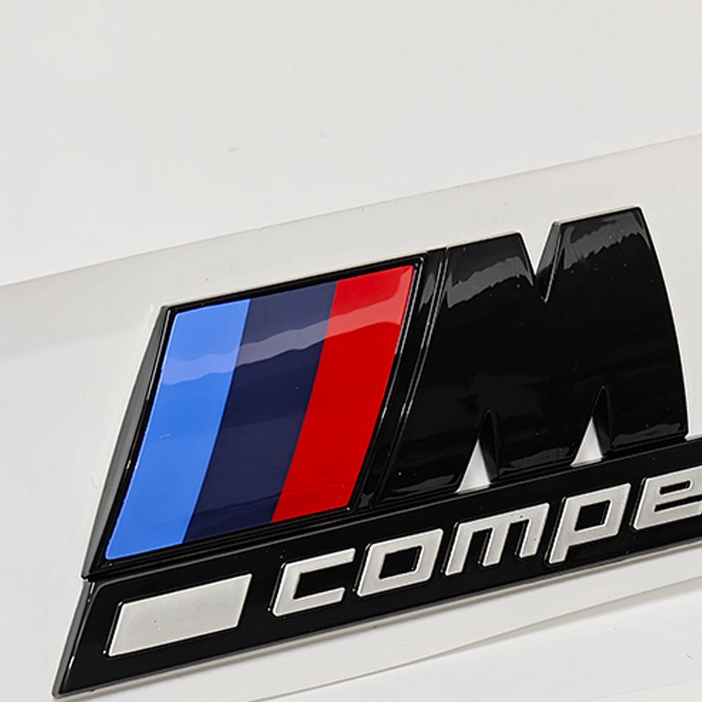 MLKQ6 Silver Grey Black M1 M2 M3 M4 M5 M6 M7 M8 COMPETITION Emblem for BMW Thunder Edition Car Trunk badge logo Sticker