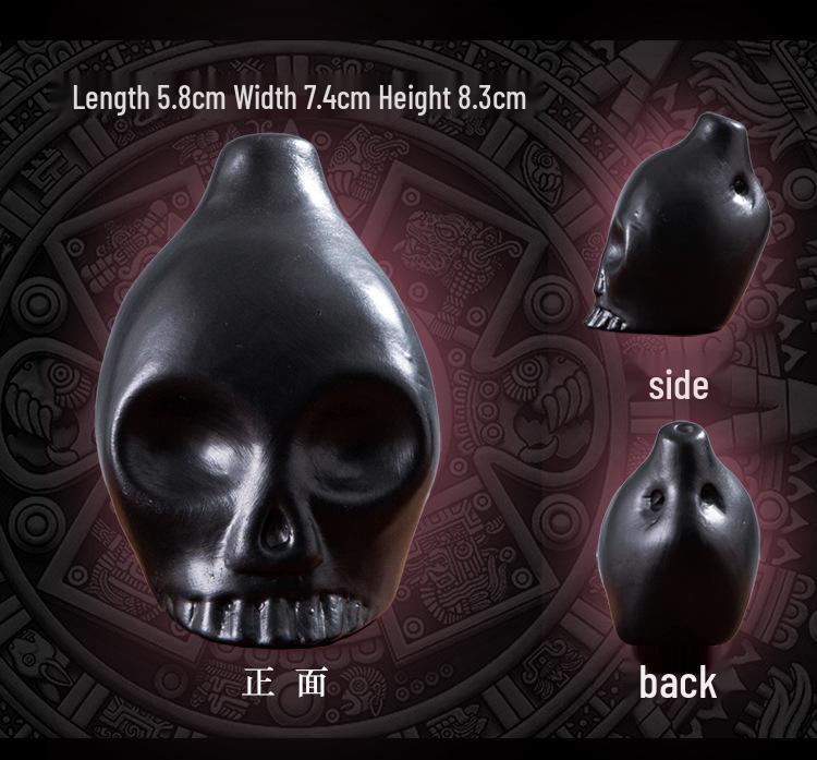 2024 Halloween Skull Death Whistle: Screaming Ocarina Ghost Sound Maker