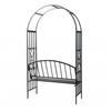 VidaXL Garden Rose Arch with Bench