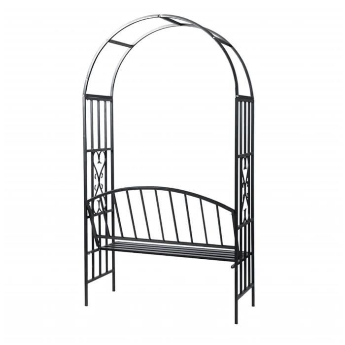 VidaXL Garden Rose Arch with Bench