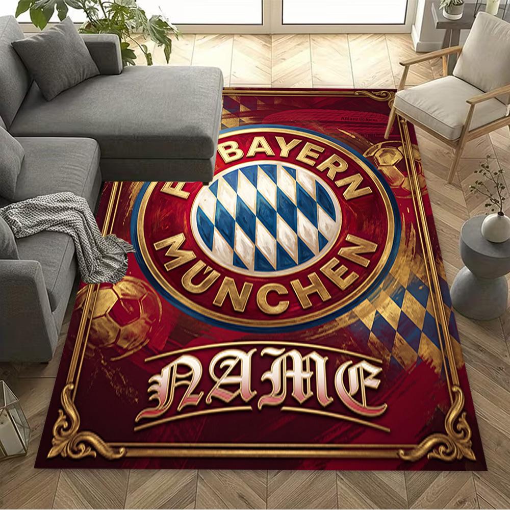Fc Bayern München Fan Gear Carpet Design for Dining Room Game Room Study room Decorate room Antislip Carpet Office home decor Gift for Festivals