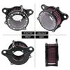 Для Harley XL883/1200 X48 алюминиевый сплав воздушный фильтр с ЧПУ пластина высокопоточная система впуска воздуха фильтр комплект мотоциклетный воздушный фильтр