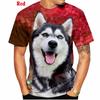 Summer Men Kids Funny Siberian Husky T-Shirt Fashion Tops Tees Male Vintage Short Sleeve Clothing Casual Stylish Streetwear