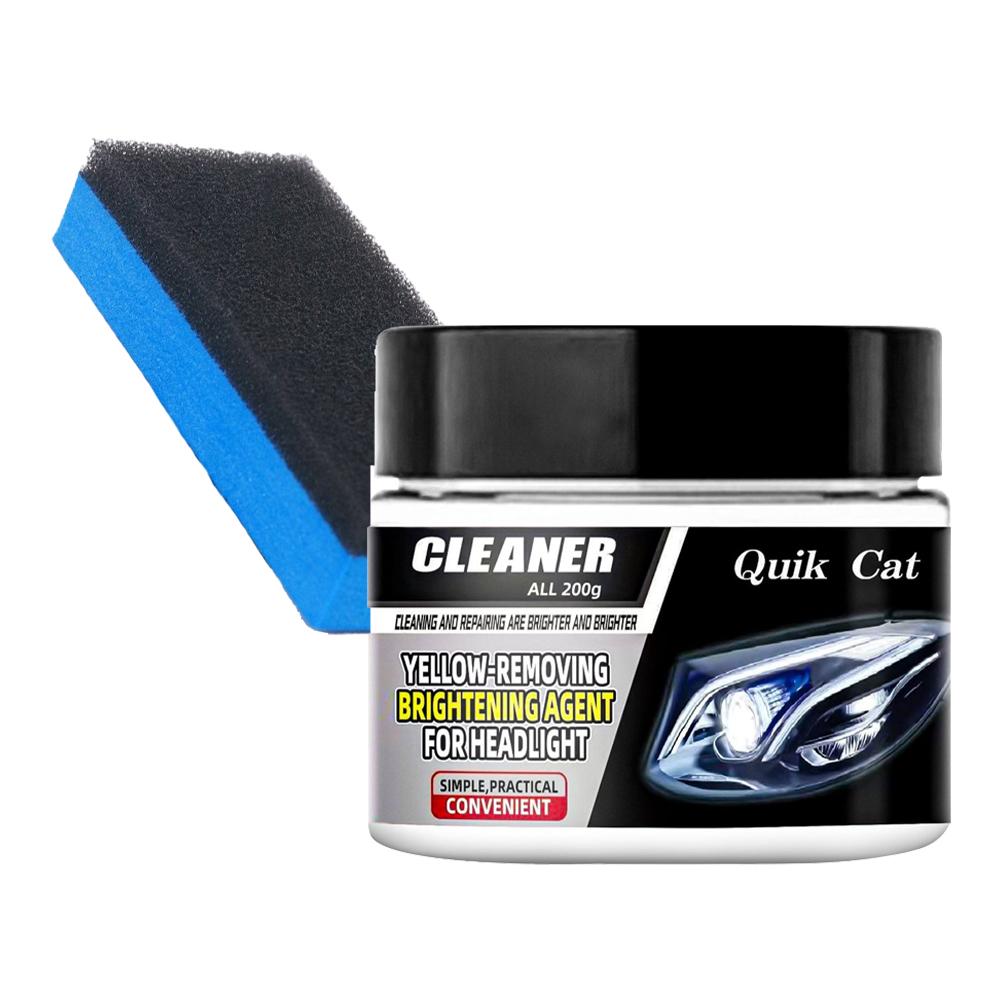 Крем для обновления автомобильных фар, удаление желтизны, осветляющий полировальный состав, средство для ремонта и обслуживания фар без шлифовальной машины