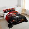 Formula 1 Max 2025 Red Gradient Bedding set (1 duvet cover, 2 pillowcases, duvet not included), Racing Driver Car Poster Art Print
