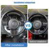 Dashboard Central Control Steering Wheel Air Conditioning Vents Decoration Interior for Jeep Wrangler JK 2011-2017 4-Door Version Car Accessories